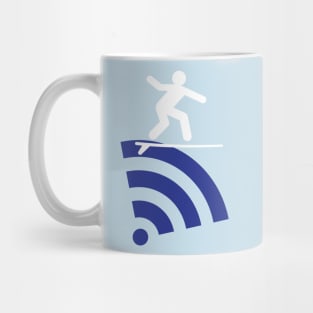 Surfing the web Mug